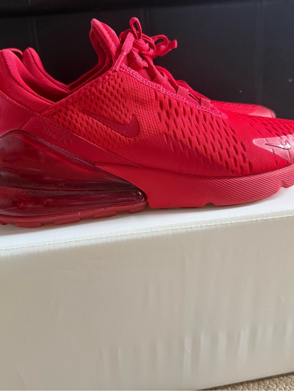 Nike Women’s Air 270 Sneakers - Bright Red - Picture 4 of 9